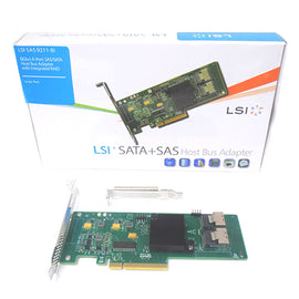 LSI LSI00194 9211-8i 6Gb/s 8-Ports PCIe x8 SAS RAID Controller