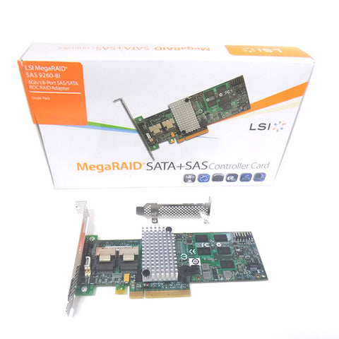 LSI LSI00198 MegaRAID 9260-8i PCIe W/512MB Cache RAID Controller