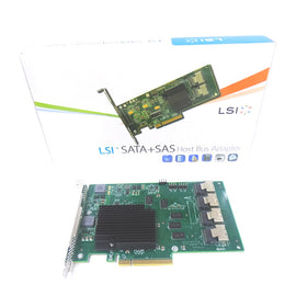 LSI LSI00244 (9201-16i) PCI-Express 2.0 x8 SATA / SAS Host Bus Adapter Card
