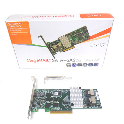 LSI LSI00212 MegaRAID 9261-8i 6Gb/s PCIe w/512MB SAS RAID Controller